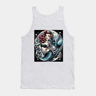 Mermaid girl Tank Top